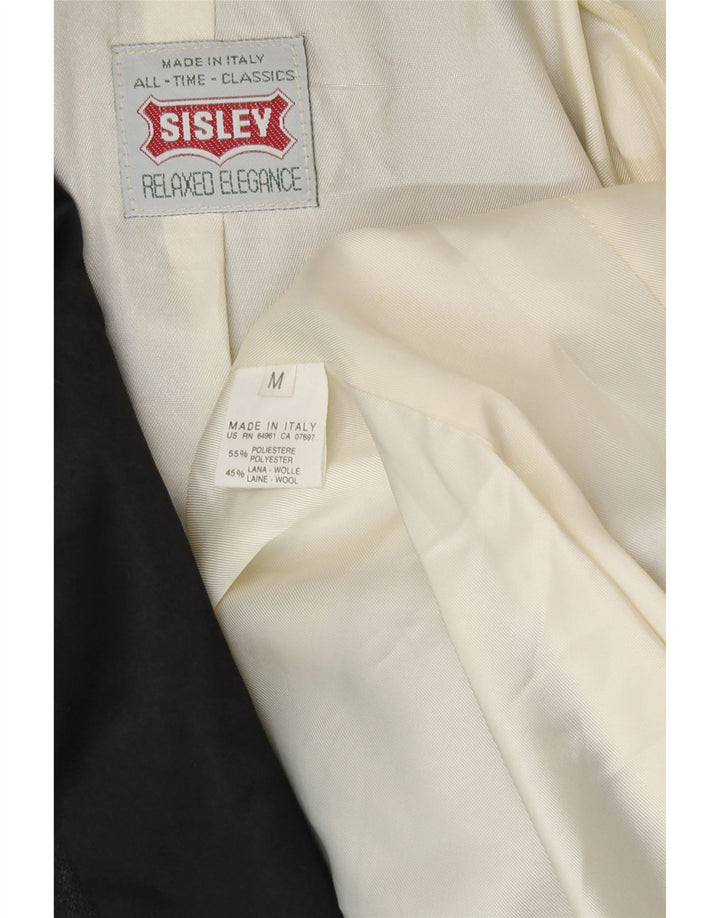 Giacca blazer da uomo a 1 bottone Sisley UK 38 Poliestere grigio medio