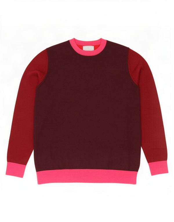 Marks & Spencer Damen-Pullover mit U-Boot-Ausschnitt, Gr. 14, Burgunderrot