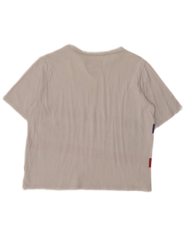 T-shirt corta con grafica Levi's per ragazze, 13-14 anni, in cotone color block bianco