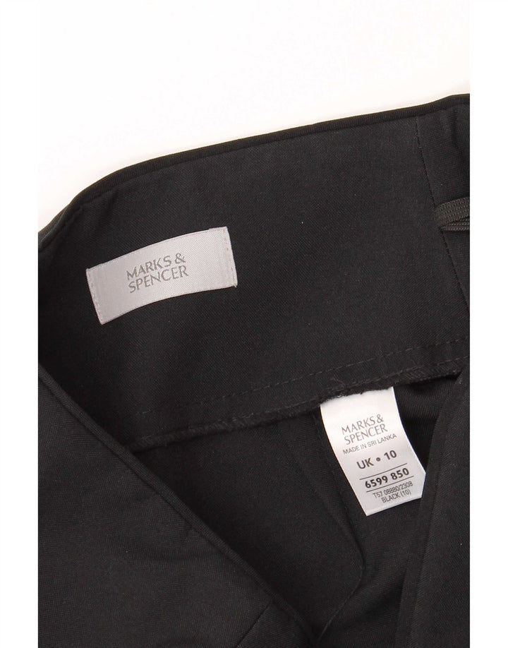 Marks & Spencer Falda lápiz para mujer UK 10 Small W26 Poliéster negro