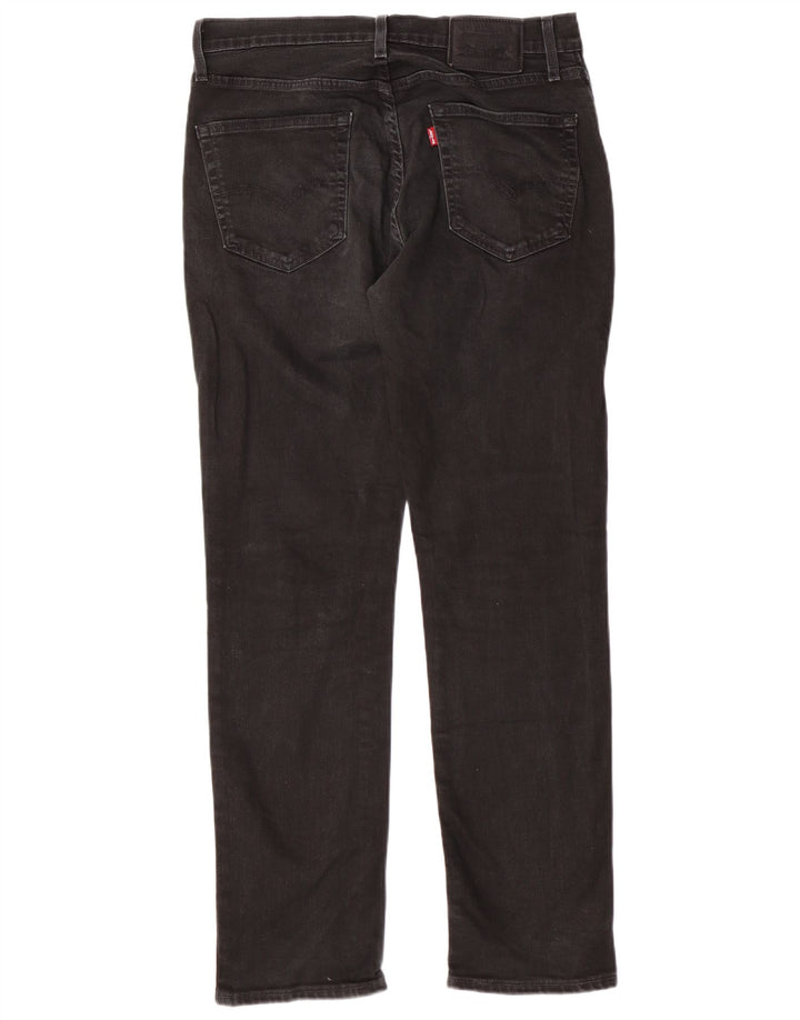 LEVI'S Mens Slim Jeans W32 L30  Black Cotton