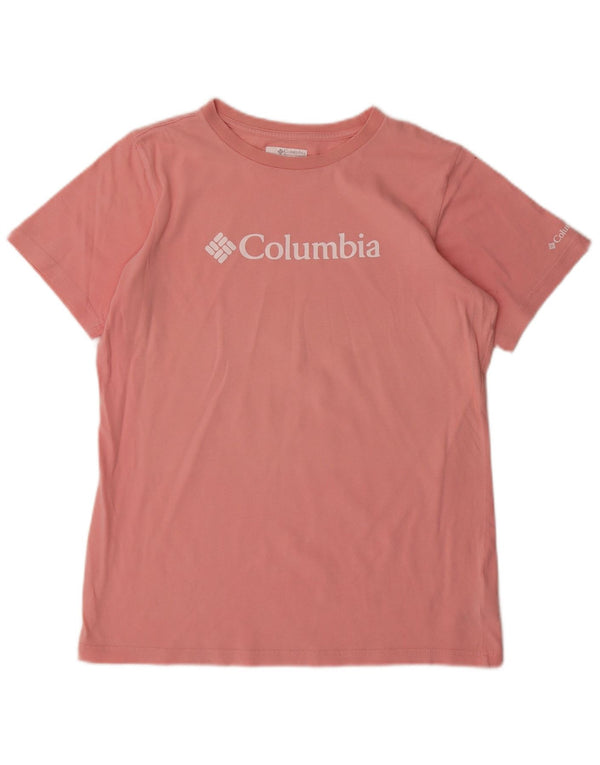 Columbia T-Shirt Graphique Fille 15-16 ans XL Rose Coton