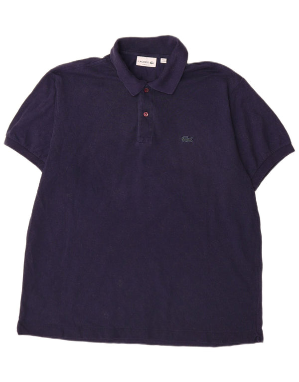 Lacoste Mens Classic Fit pólóing 7-es méretű 2XL sötétkék pamut