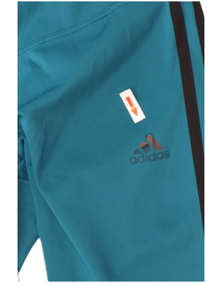 Leggings Adidas Climalite da donna UK 8/10 Piccolo poliestere blu
