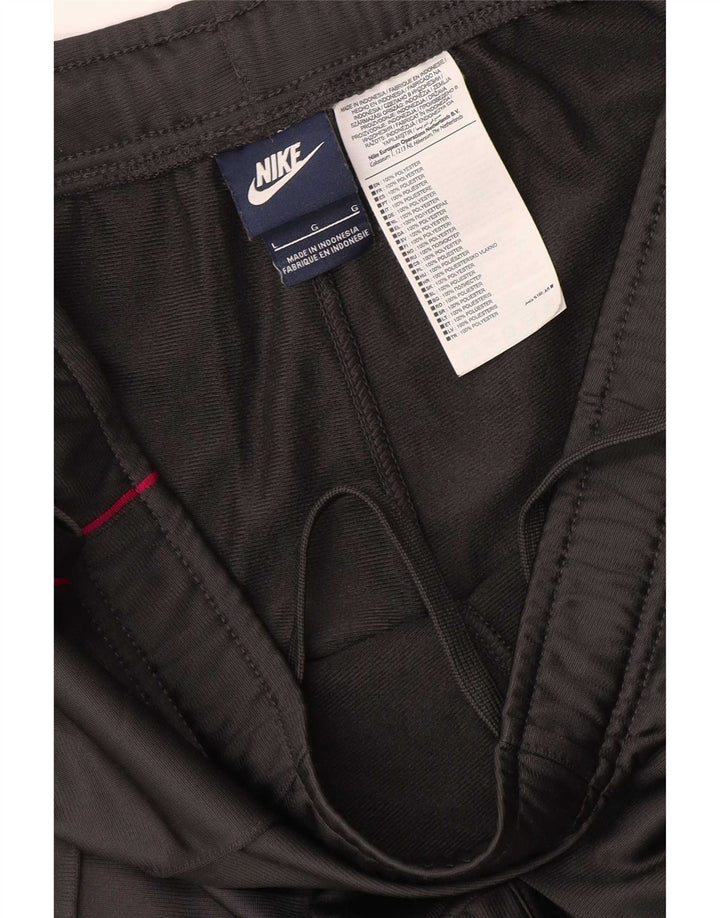 Calça de treino feminina Nike UK 16 grande cinza poliéster