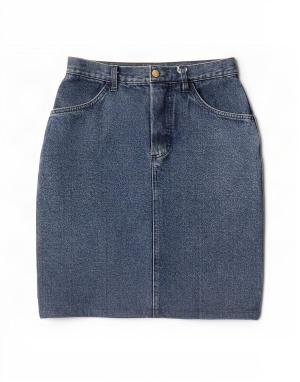 Iber Womens Denim Skirt W28 Medium Blue