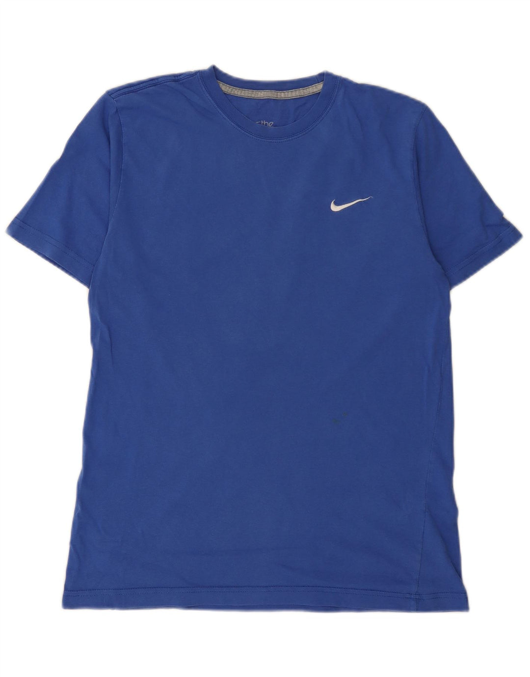 Nike Mens Regular Fit T-Shirt Top Medium Blue Cotton