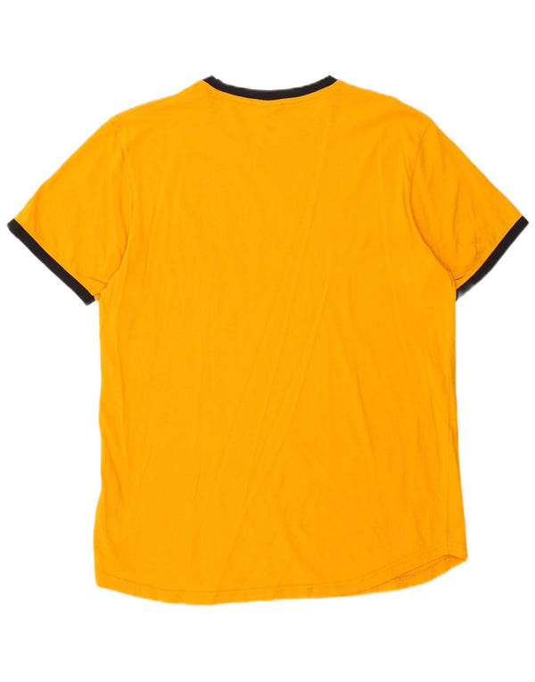 T-shirt grafica da uomo Ellesse Top Large in cotone arancione