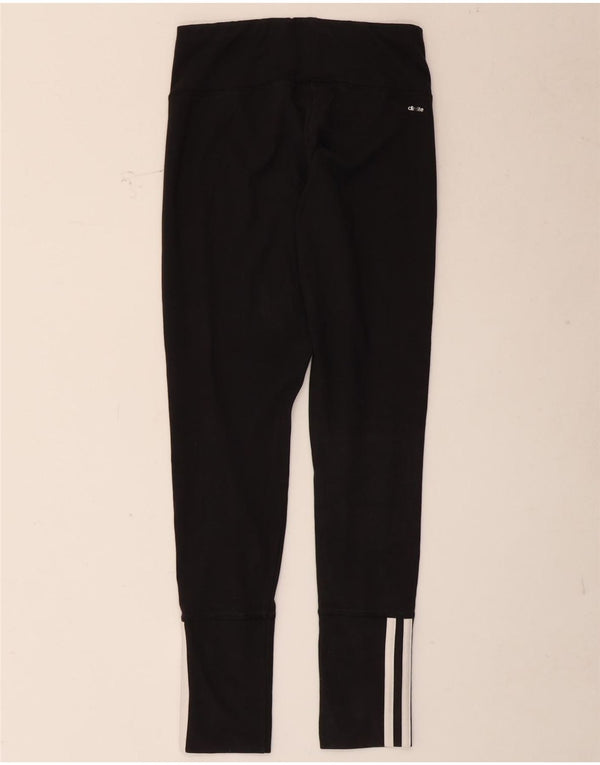 Adidas Climalite Leggings UK 8/10 Petit Noir Coton
