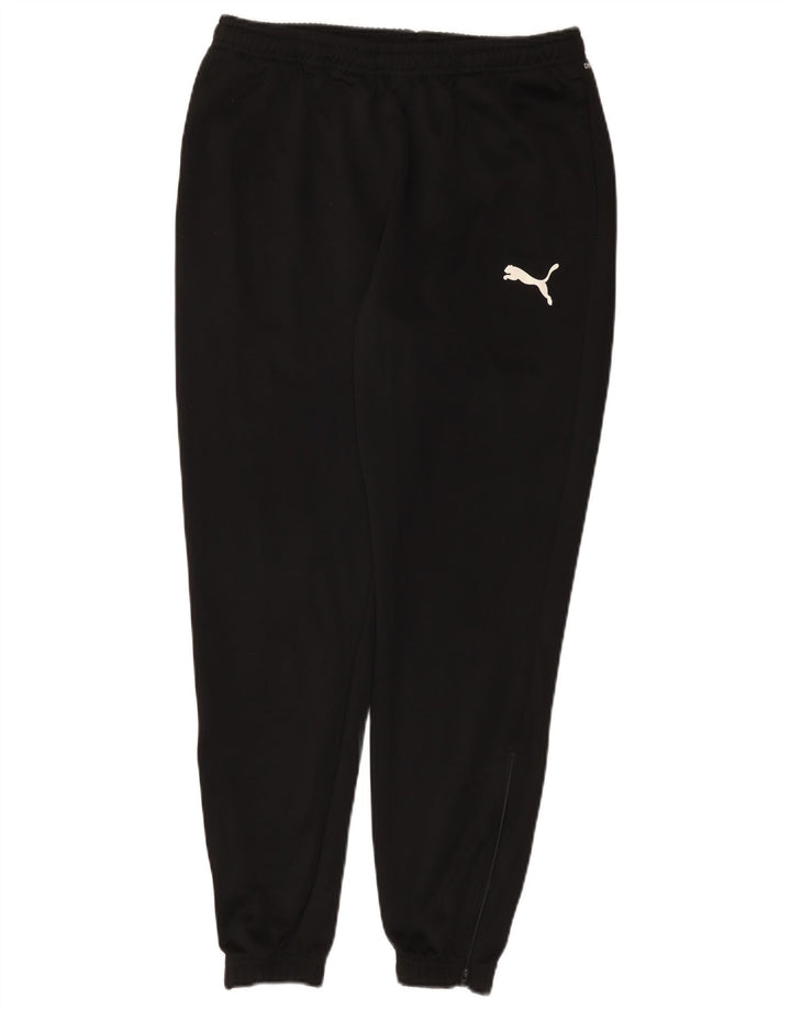 Puma Mens Tracksuit Trousers Joggers Large Black Polyester