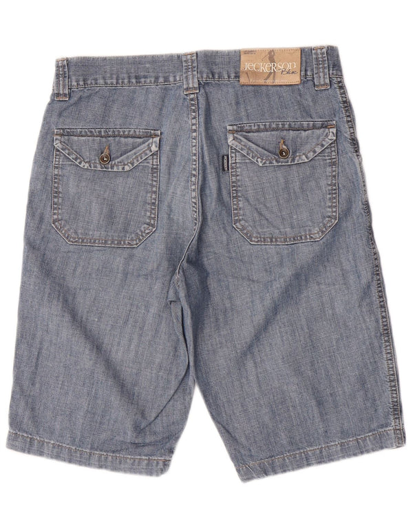 Jeckerson Herre Denim Shorts W30 Medium Blue Bomuld