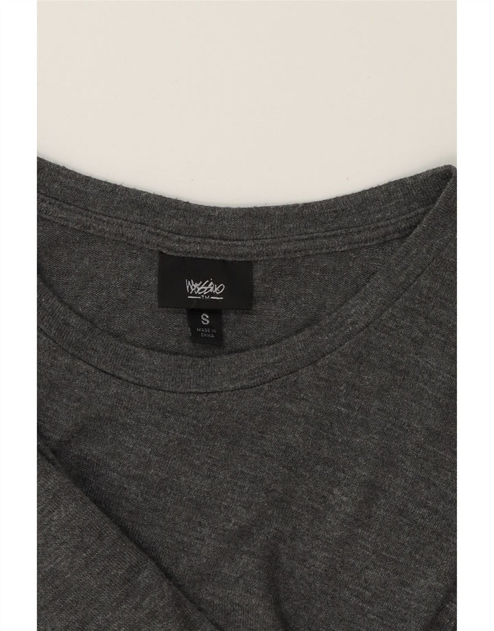 MOSSIMO Womens T-Shirt Top UK 10 Small Grey Rayon Vintage Mossimo and Second-Hand Mossimo from Messina Hembry 