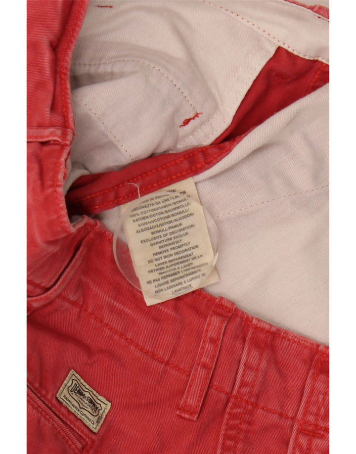 Ralph Lauren Mens Denizen Chino Shorts W32 Medium Red Cotton