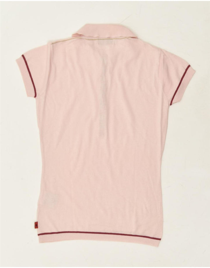KAPPA Womens Polo Shirt UK 10 Small Pink Cotton | Vintage Kappa | Thrift | Second-Hand Kappa | Used Clothing | Messina Hembry 
