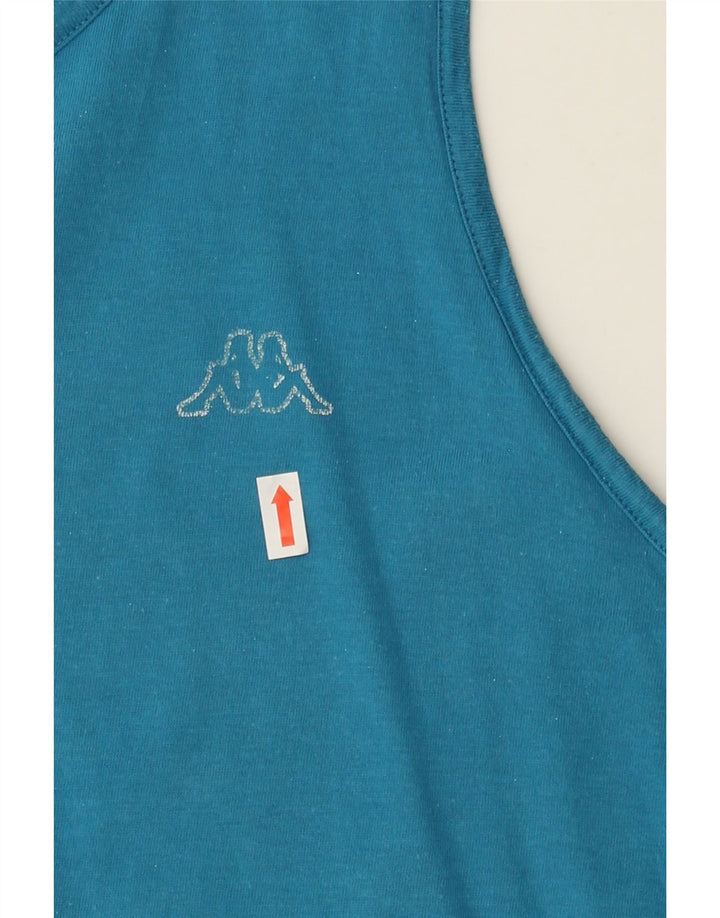 KAPPA Womens Vest Top UK 18 XL Blue Cotton Vintage Kappa and Second-Hand Kappa from Messina Hembry 