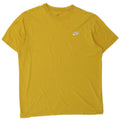 Nike T-Shirt Homme Coton Jaune Moyen