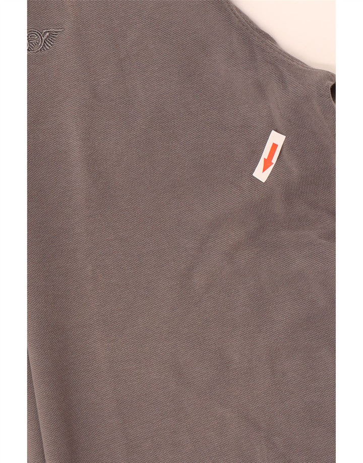 Carrera Mens Polo Shirt XL Grey Cotton