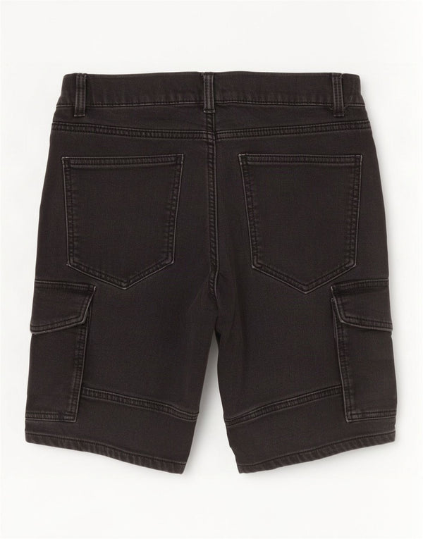Мужские джинсовые шорты карго Zara EU 42, большие, W32, серые, хлопок