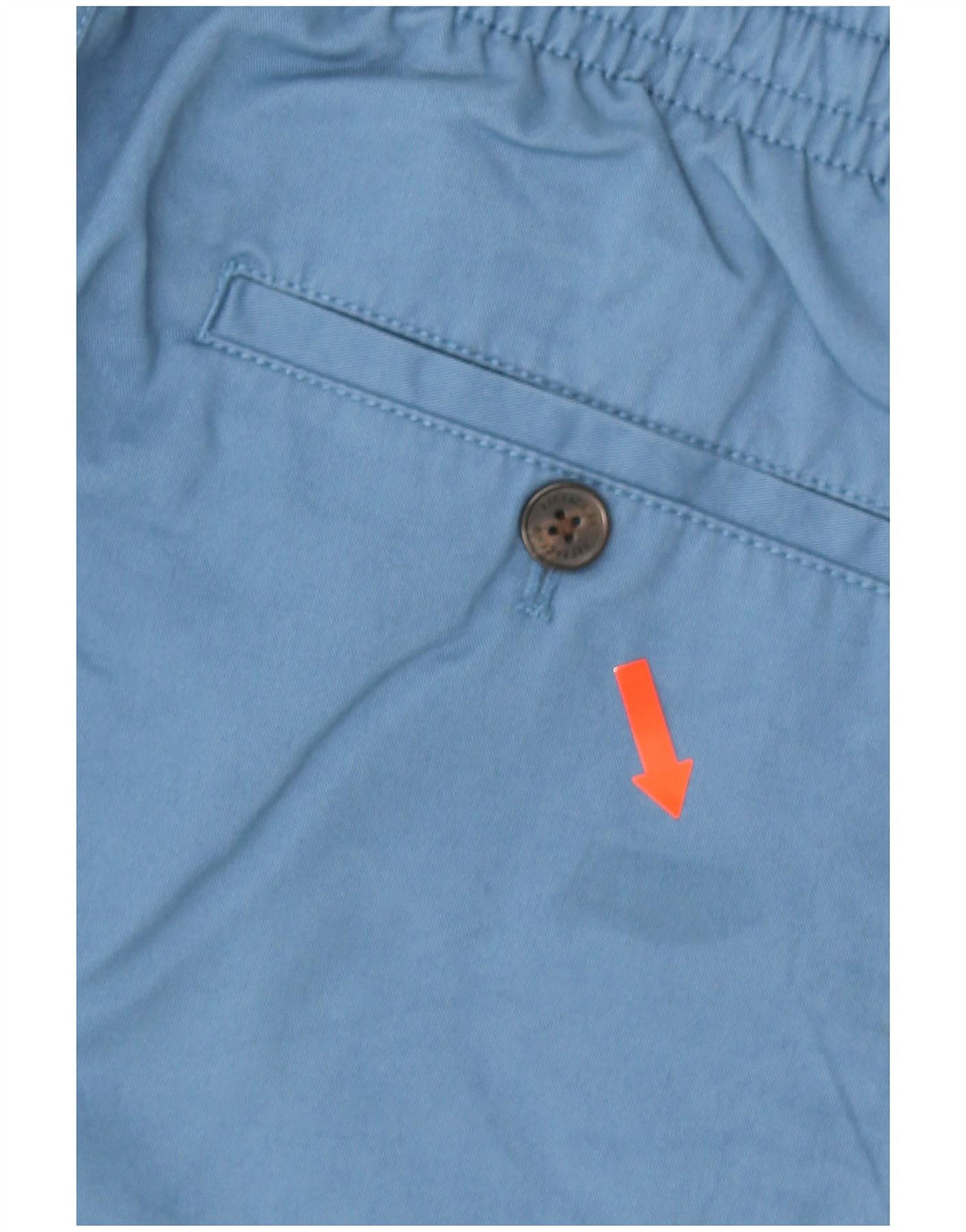 Fat Face Mens Chino Shorts W36 Large Blue Cotton