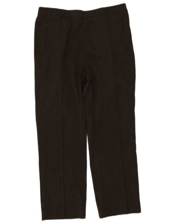 Marks & Spencer Γυναικείο Cropped Παντελόνι UK 14 Large W32 L26 Khaki