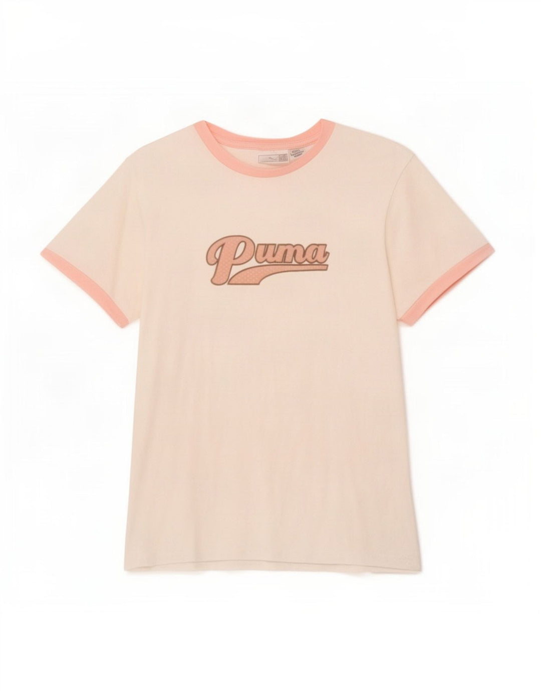 Puma Grafisk T-Shirt Top UK 14 Medium White
