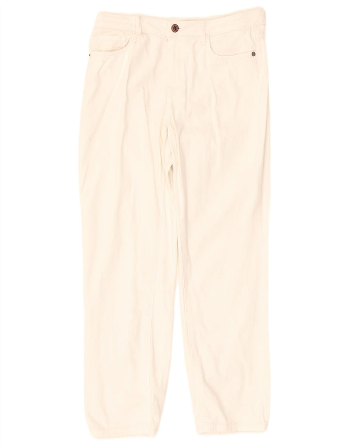 MASSIMO DUTTI Womens Straight Jeans EU 38 Small W28 L26 White
