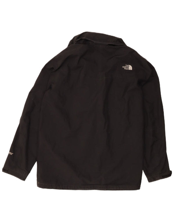 The North Face Mens Hooded Rain Jacket UK 42 XL Black Polyester