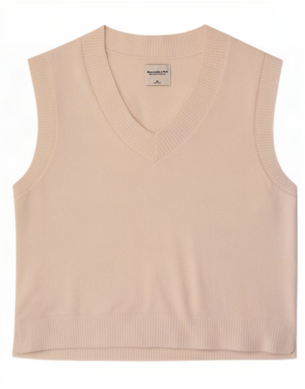 Abercrombie & Fitch Womens Vest Tank Top UK 18 XL White Nylon
