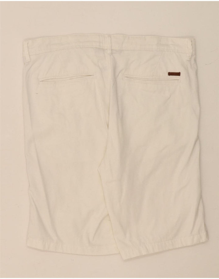 JACK & JONES Mens Chino Shorts Medium W32  White