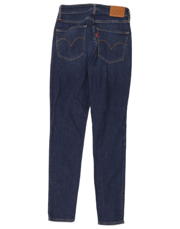 Levi's Womens 721 High Rise Skinny Jeans W26 L28 Blue Cotton