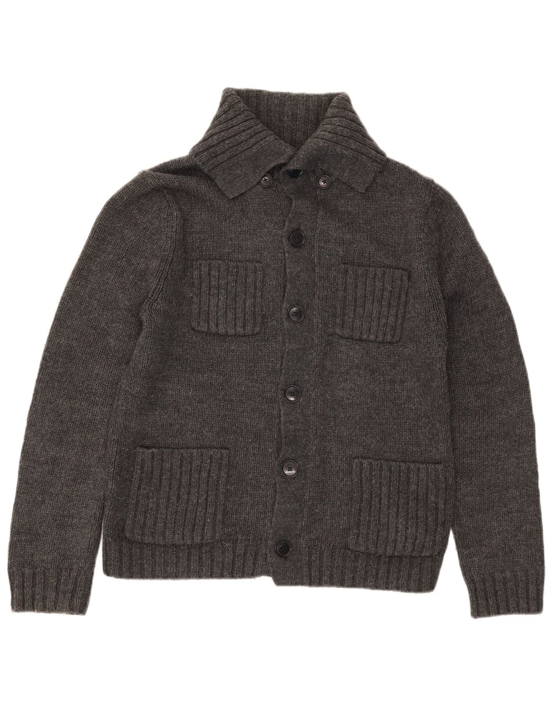 Gap Herre Cardigan Sweater Medium Grå Akryl