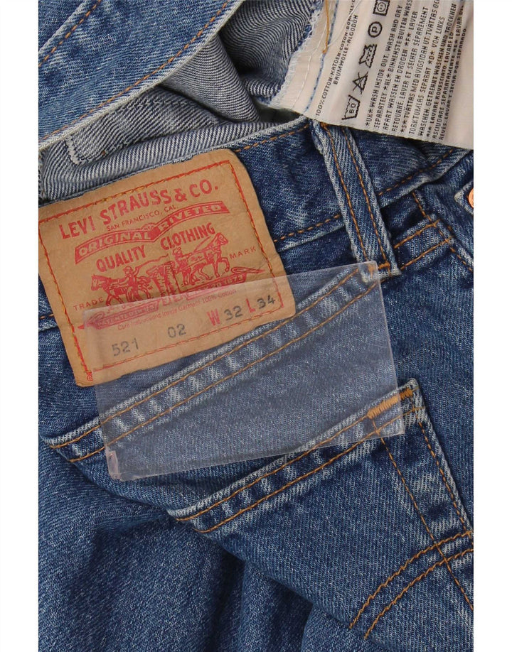Levi's Uomo 521 Jeans dritti W32 L32 Cotone Blu