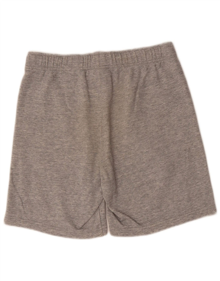CHAMPION Mens Graphic Sport Shorts Large  Grey Cotton