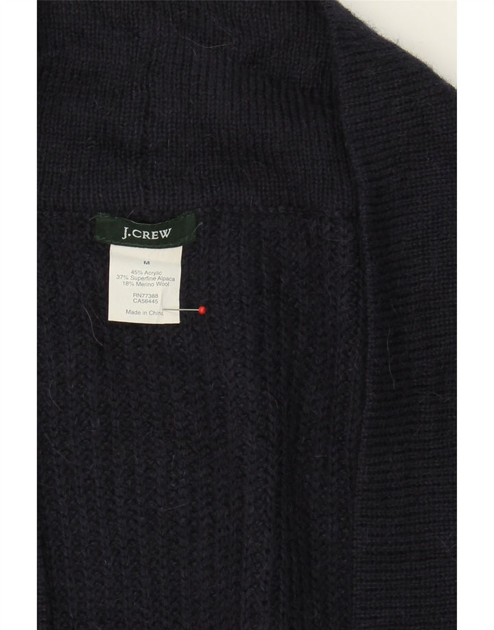 J. CREW Womens Oversized Longline Cardigan Sweater UK 14 Medium Navy Blue Vintage J. Crew and Second-Hand J. Crew from Messina Hembry 