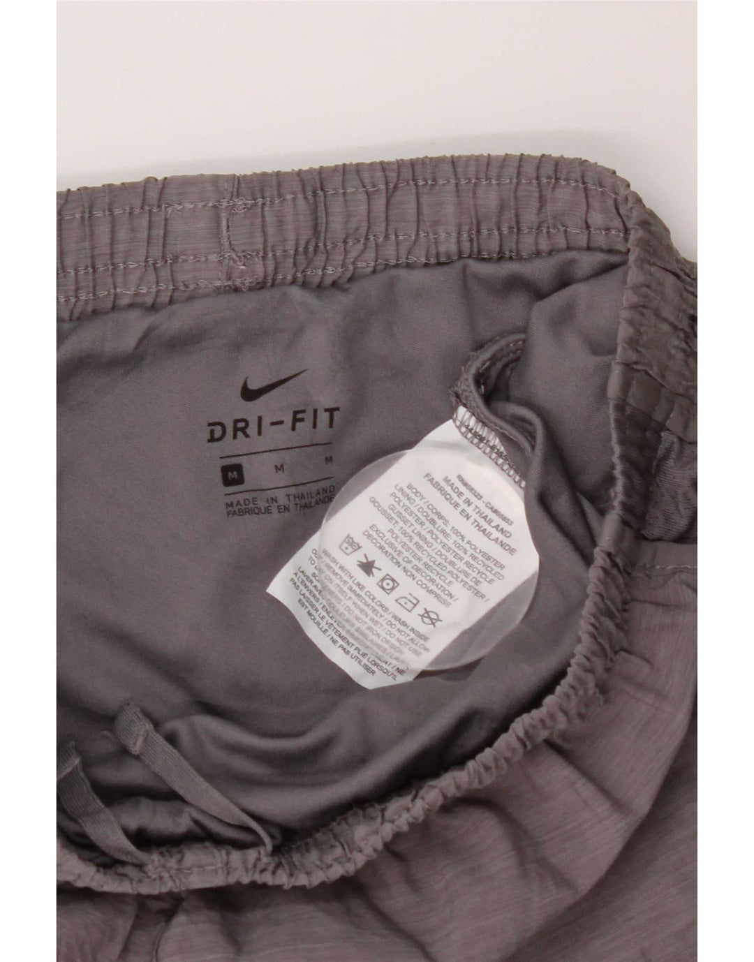 Nike Girls Dri Fit Sport Shorts 10-11 Years Medium Grey Polyester