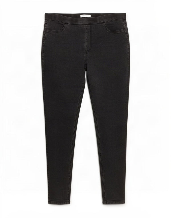 Marks & Spencer Damskie jeansy Jegging UK 16 Large W34 L29 Czarna bawełna
