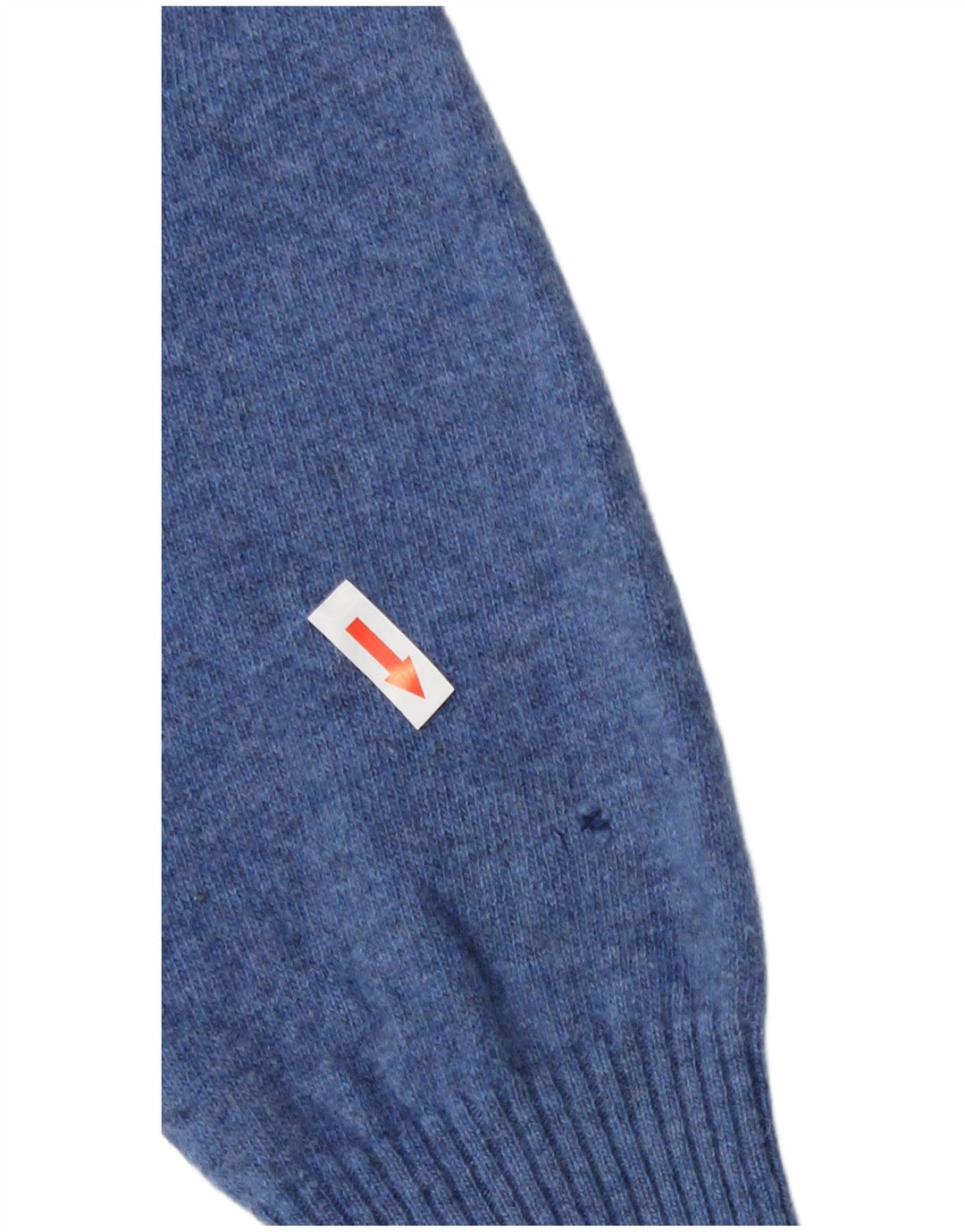 Zara Mens Crew Neck Jumper Sweater Large Blue