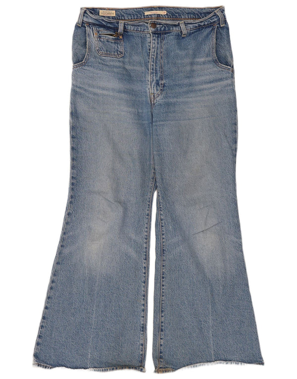 Damskie jeansy Levi's Ribcage Bell Flared W31 L30 Niebieskie bawełniane