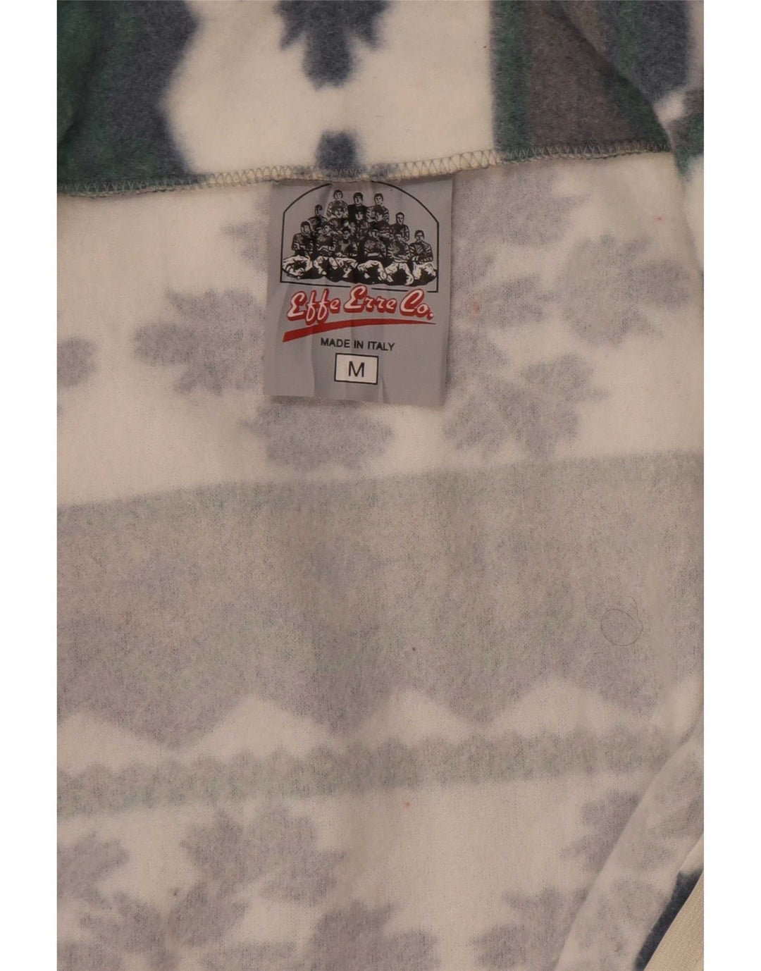 Vintage Mens Fleece Jacket UK 38 Medium Multicoloured Fair Isle