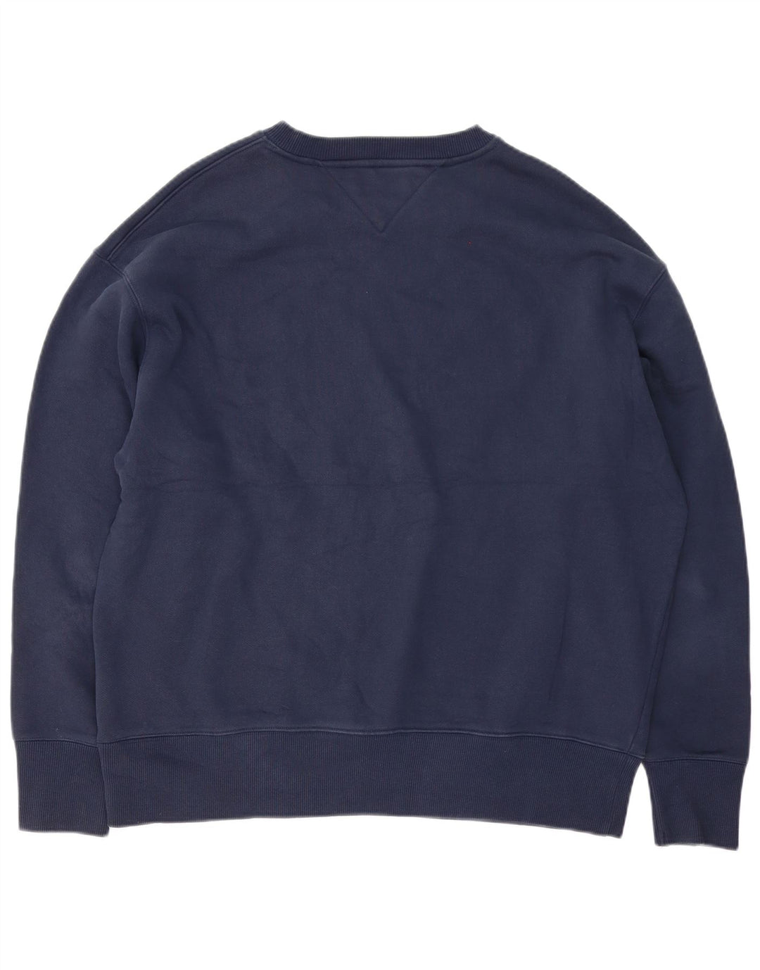 TOMMY HILFIGER Mens Sweatshirt Jumper 2XL Navy Blue Cotton