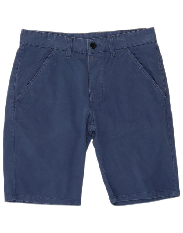Jack & Jones Mens Chino Shorts Medium W32 Blue Cotton