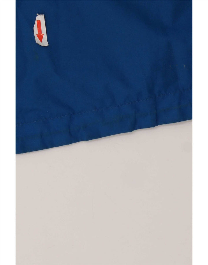 Helly Hansen Jungen-Regenjacke mit grafischer Kapuze, 13–14 Jahre, blaues Polyester