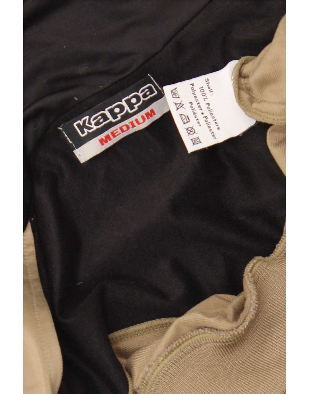 Kappa Mens Treino Top Jacket Medium Brown Colourblock Poliéster