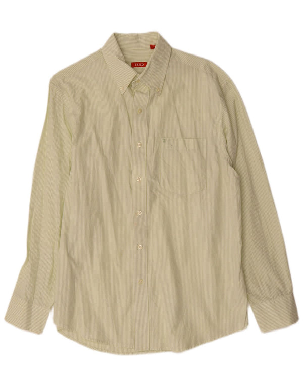 Camisa Hombre Izod Algodón Cuadros Verde Medio