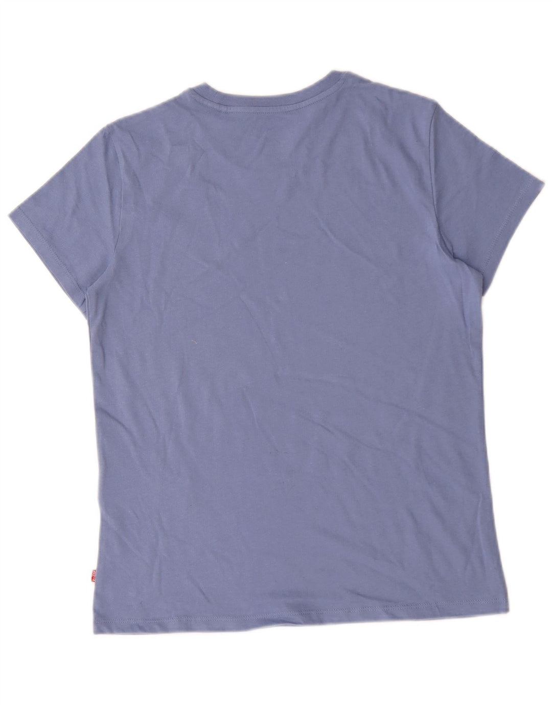 Levi's T-Shirt Graphique Femme UK 14 Bleu Moyen Coton