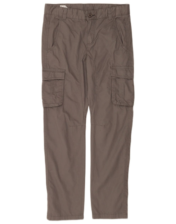 Pantaloni cargo dritti da bambino Benetton 11-12 anni 2XL W28 L28 Cotone grigio