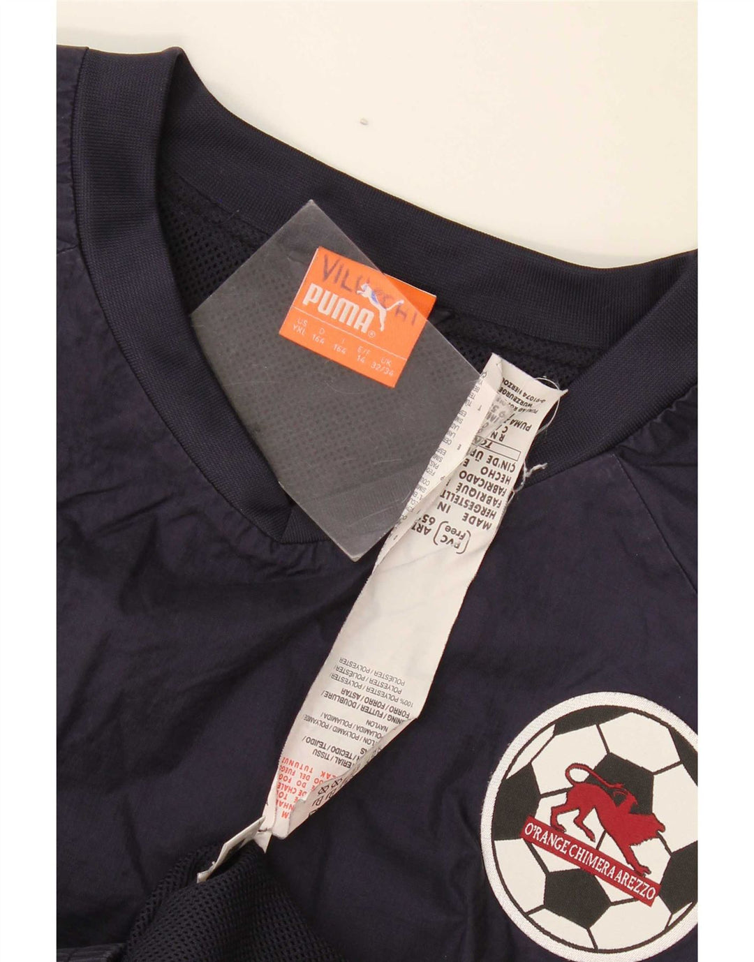 Puma Boys Sportiva Arezzo Pullover Tracksuit Top 13-14 Years Navy Blue