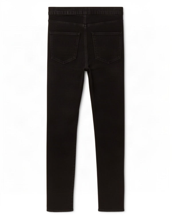 Женские джинсы скинни Zara Trafaluc EU 38, маленькие W28 L27, черные в полоску