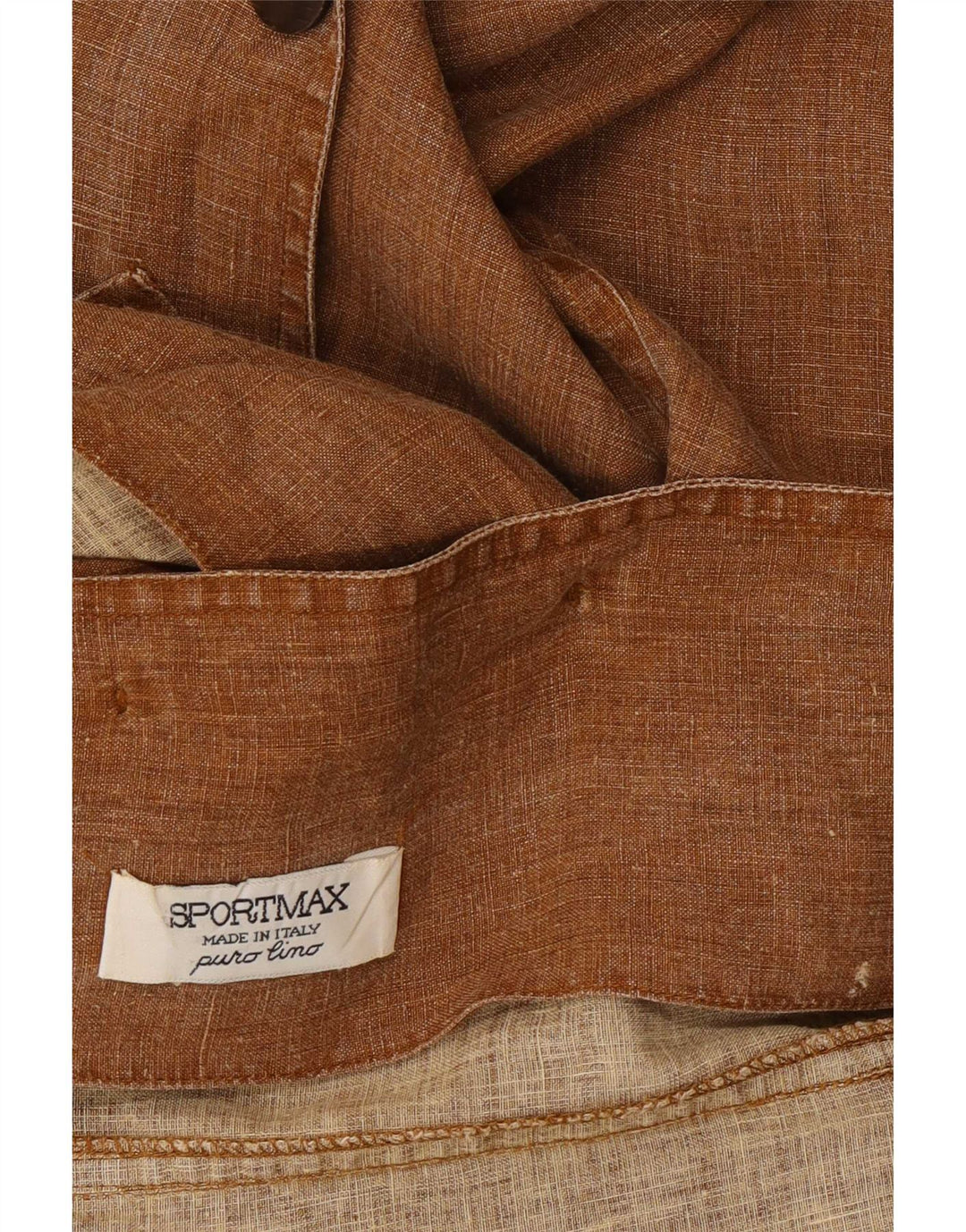 Sportmax Veste blazer surdimensionnée à 5 boutons pour femme UK 18 XL Marron
