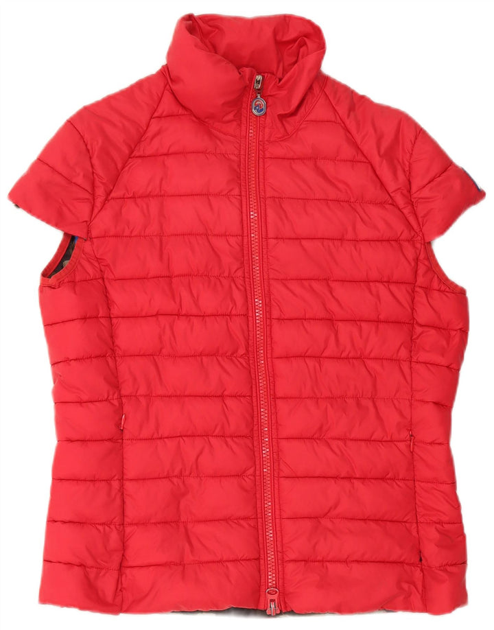 Invicta Womens Padded Gilet UK 16 Large Red Polyamide
